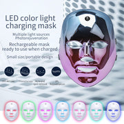 LED Rechargeable Face Mask Acne And Freckles Led Color Light Mask